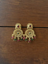 Kundhan type antique studs with beads